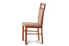 AMIRE Krzesło orzech jasny/ciemny beż - zdjęcie 2