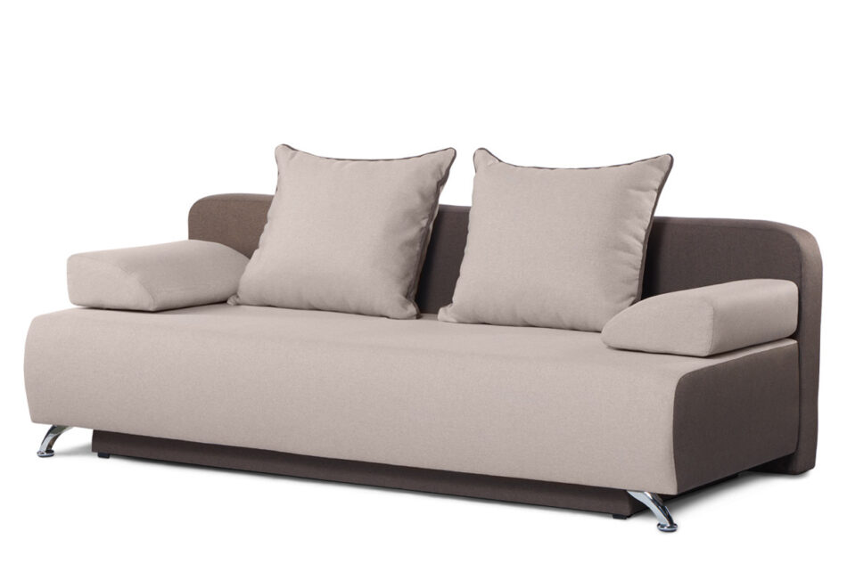 MASSIM Sofa 3 beżowy/brązowy - zdjęcie 1