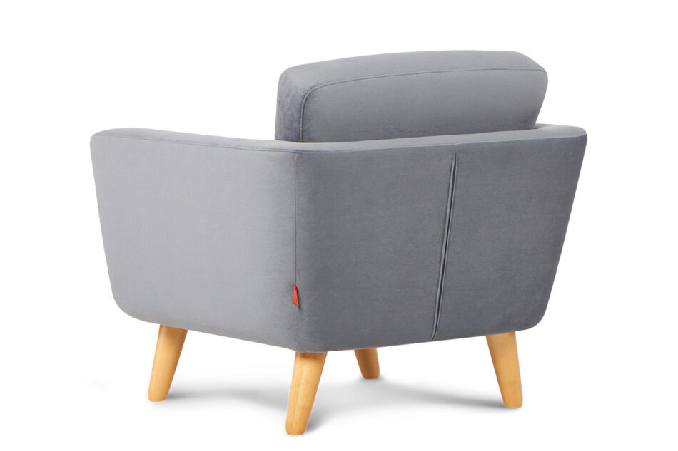 TAGIO Szary fotel skandynawski szary - zdjęcie 3