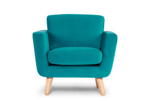 TAGIO, https://dev1-mda.konsimo.pl/kolekcja/tagio/ Turkusowy fotel skandynawski turkusowy - zdjęcie