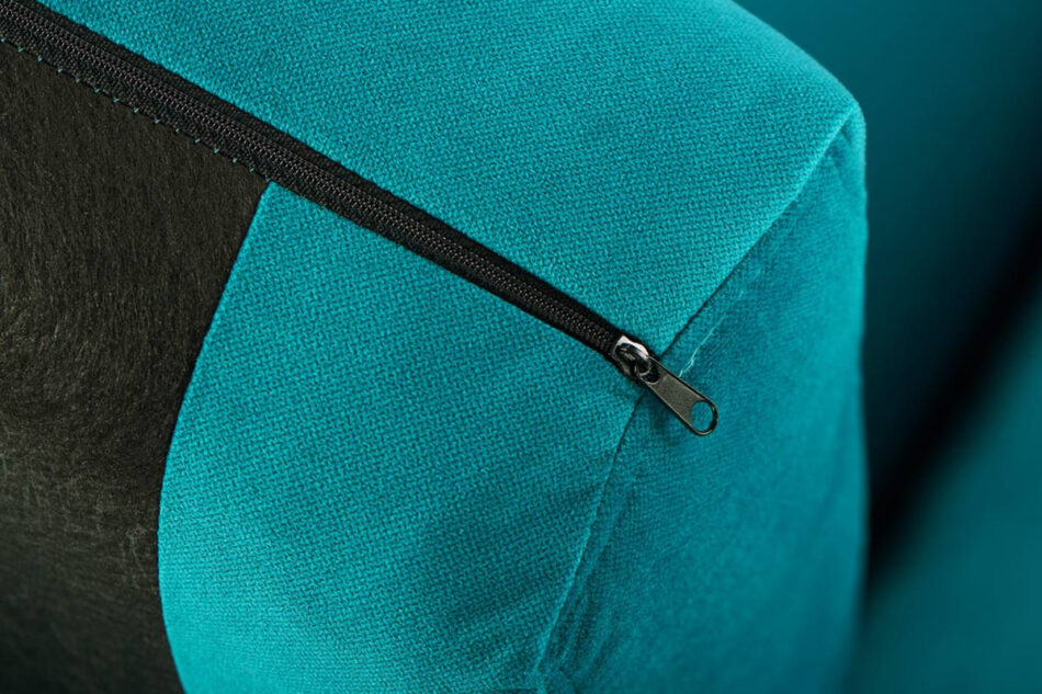 TAGIO Turkusowy fotel skandynawski turkusowy - zdjęcie 6