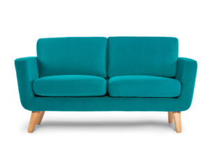 TAGIO, https://dev1-mda.konsimo.pl/kolekcja/tagio/ Turkusowa skandynawska sofa 2 osobowa turkusowy - zdjęcie