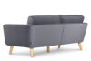 TAGIO Szara skandynawska sofa 3 osobowa szary - zdjęcie 3