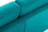 TAGIO Turkusowa skandynawska sofa 3 osobowa turkusowy - zdjęcie 6