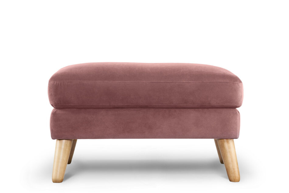 TAGIO Różowa pufa skandynawska koralowy - zdjęcie 0