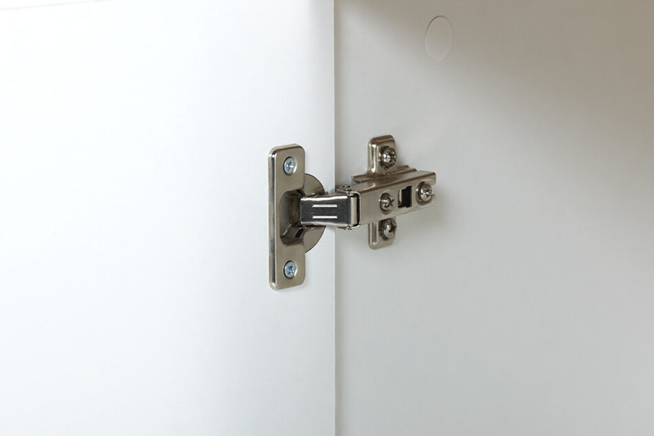 FRISK Biała komoda z szufladami skandynawska biały/dąb naturalny - zdjęcie 5