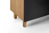 FRISK Komoda z szufladami skandynawska antracyt/dąb naturalny - zdjęcie 8