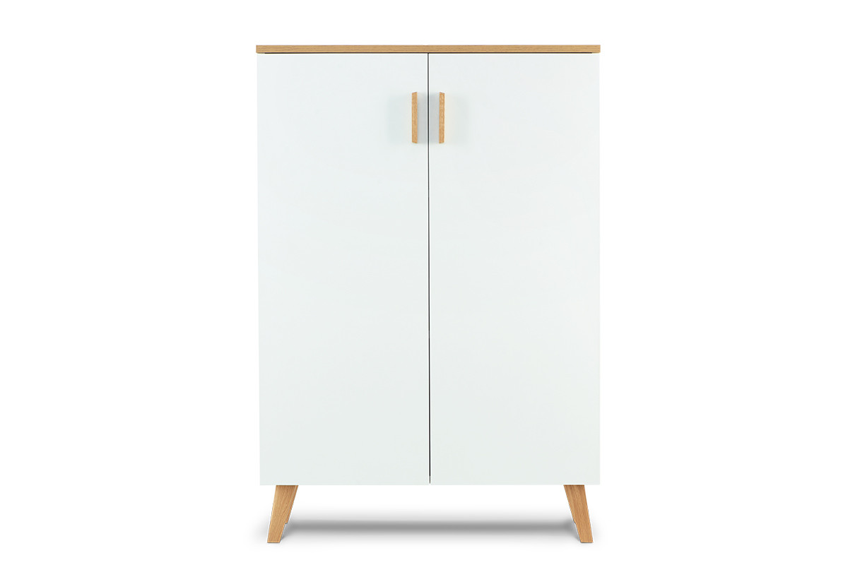 Komoda w stylu skandynawskim biała do salonu