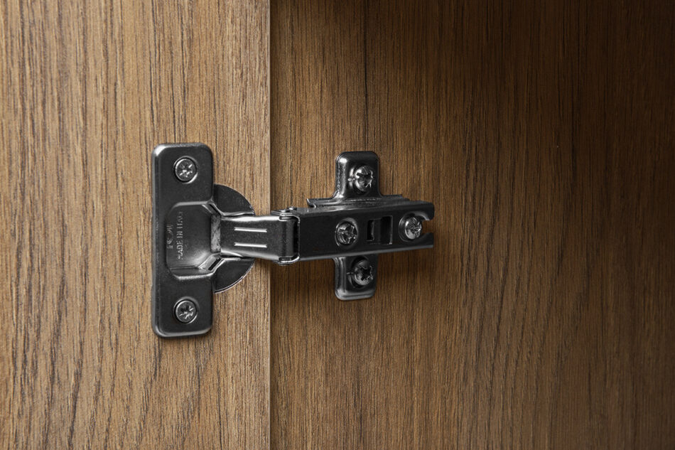 FRISK Szafka rtv skandynawska dąb naturalny/antracyt - zdjęcie 5