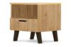 FRISK Szafka nocna skandynawska dąb naturalny - zdjęcie 2