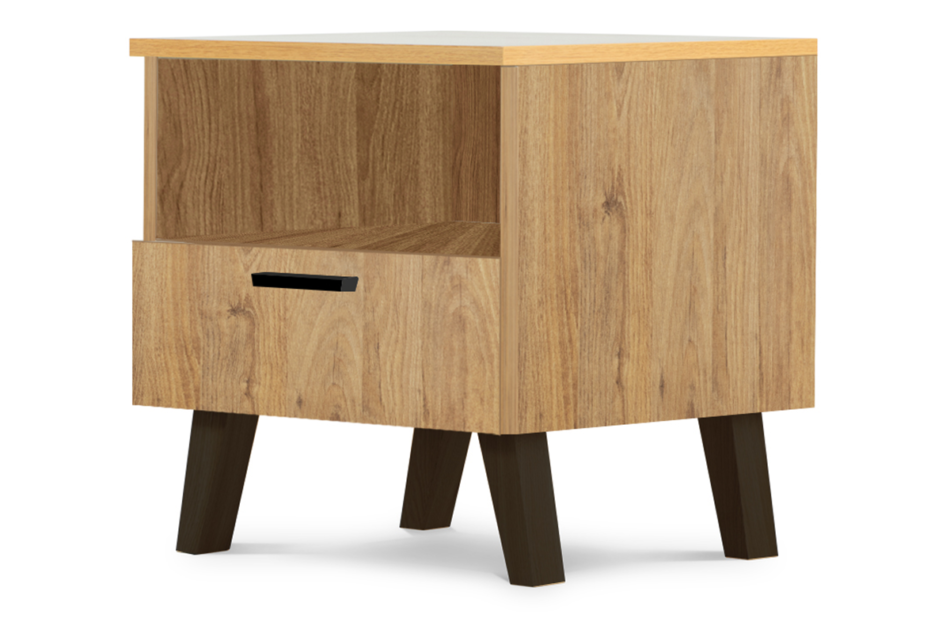 FRISK Szafka nocna skandynawska dąb naturalny - zdjęcie 1