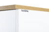 FRISK Biała meblościanka do salonu w stylu skandynawskim biały/dąb naturalny - zdjęcie 8