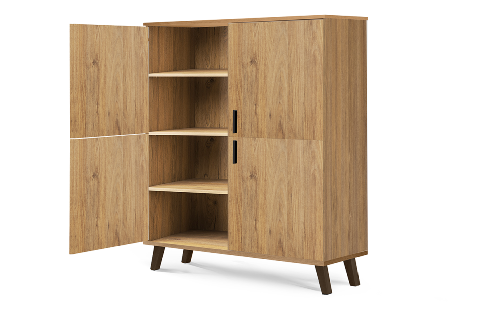 FRISK Komoda skandynawska do salonu dąb naturalny - zdjęcie 2