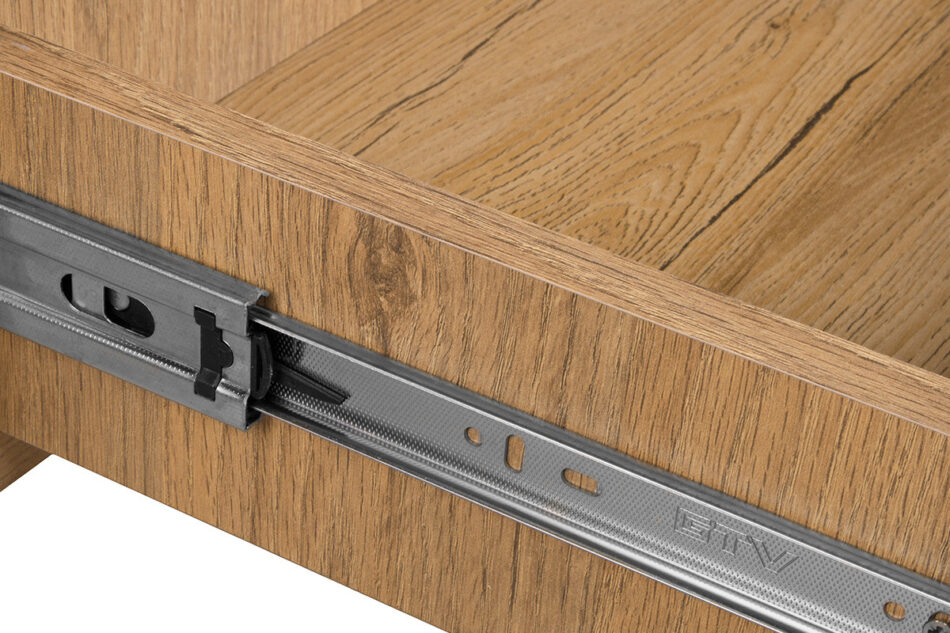 FRISK Szafa czarna skandynawska antracyt/dąb naturalny - zdjęcie 7