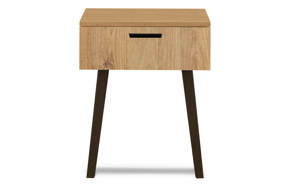FRISK Szafka nocna skandynawska brązowa dąb naturalny - zdjęcie 0