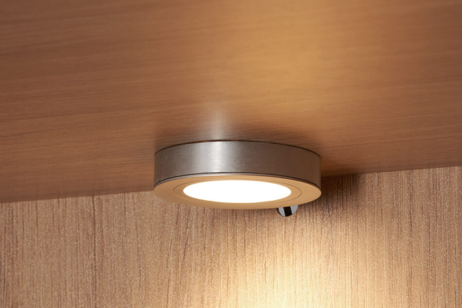 AVERO Witryna biały matowy/biały połysk/dąb - zdjęcie 8