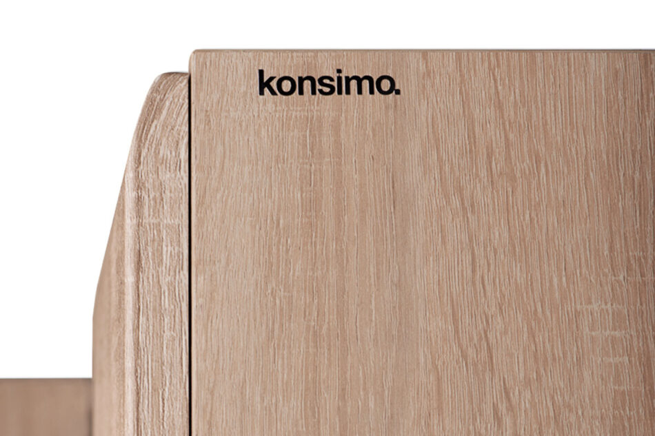 AVERO Witryna dąb/szarobeżowy - zdjęcie 8