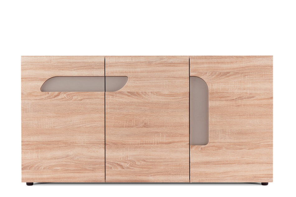 AVERO Komoda dąb/szarobeżowy - zdjęcie 0