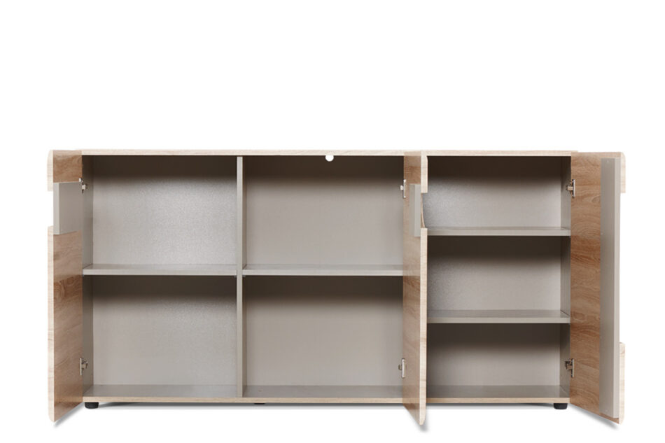 AVERO Komoda dąb/szarobeżowy - zdjęcie 2