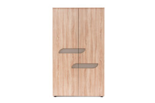 AVERO, https://dev1-mda.konsimo.pl/kolekcja/avero/ Szafa ubraniowa dąb/szarobeżowy - zdjęcie