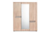 AVERO Szafa ubraniowa dąb/szarobeżowy - zdjęcie 1