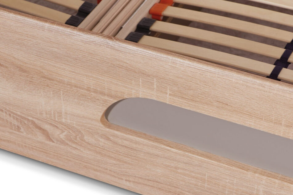 AVERO Zestaw sypialnia 140 dąb/szarobeżowy - zdjęcie 7