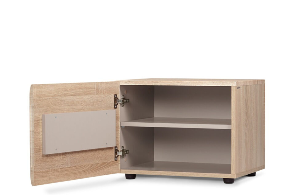 AVERO Zestaw sypialnia 160 dąb/szarobeżowy - zdjęcie 5