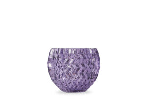 BROMEO, https://dev1-mda.konsimo.pl/kolekcja/bromeo/ Świecznik fioletowy - zdjęcie