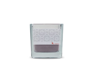 MEDETA, https://dev1-mda.konsimo.pl/kolekcja/medeta/ Świeca zapachowa w szkle szary - zdjęcie