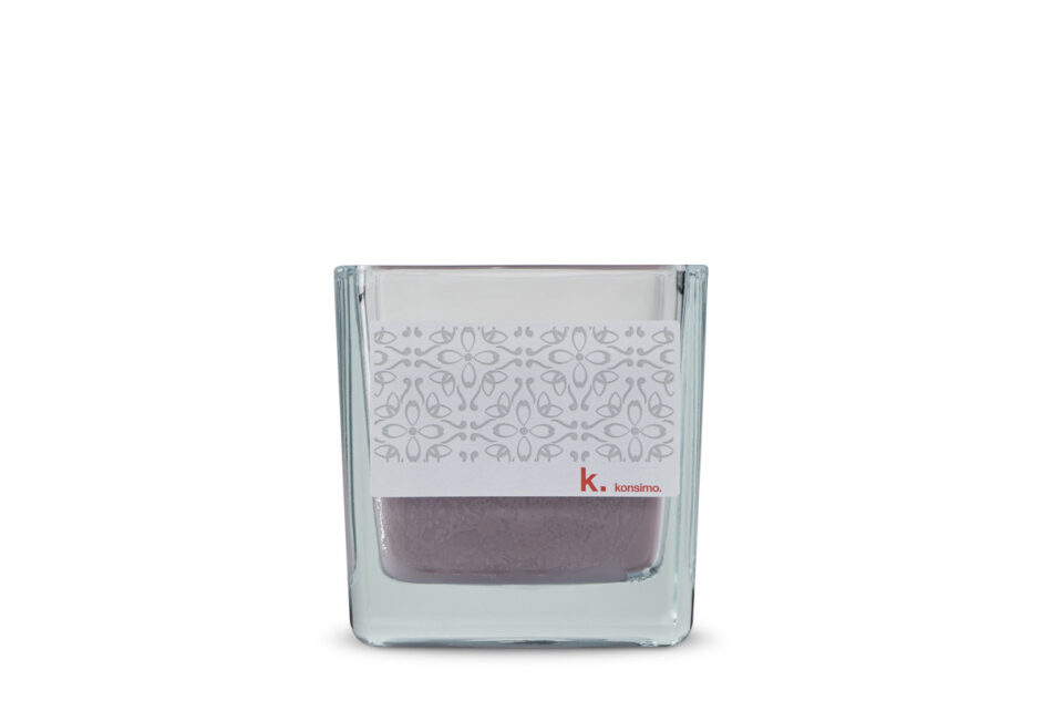 MEDETA Świeca zapachowa w szkle szary - zdjęcie 0