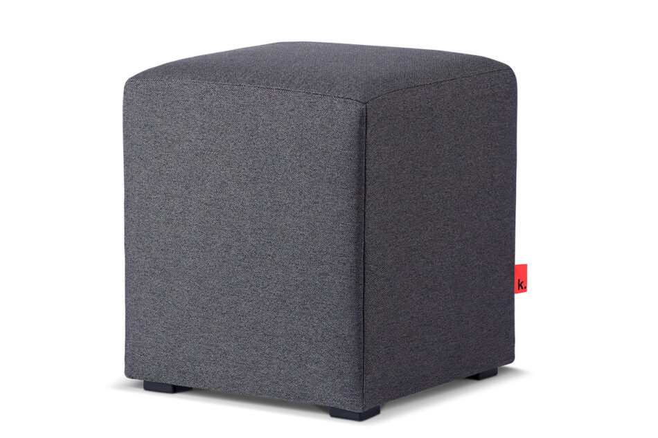 URBIT Puf ciemny szary - zdjęcie 0