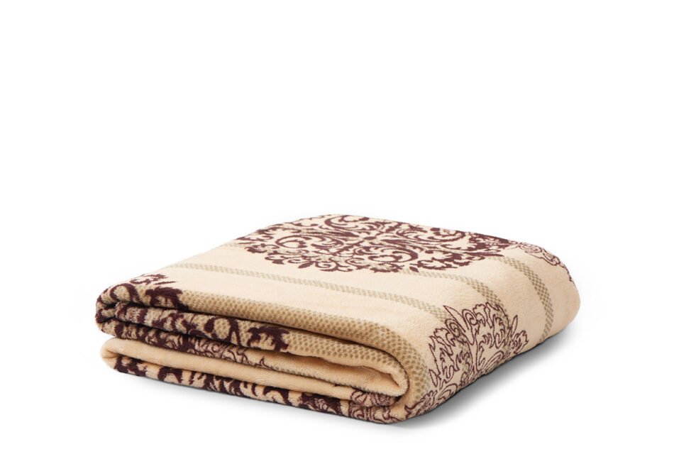 LATRIS Pled beżowy/brązowy/zielony - zdjęcie 0