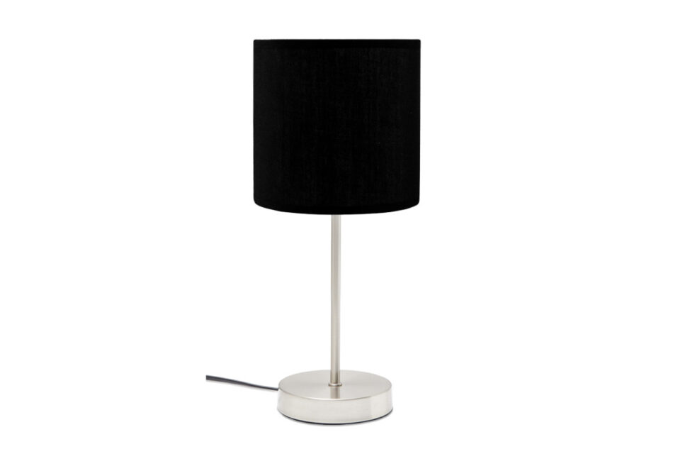 ISNER Lampa stołowa srebrny/czarny - zdjęcie