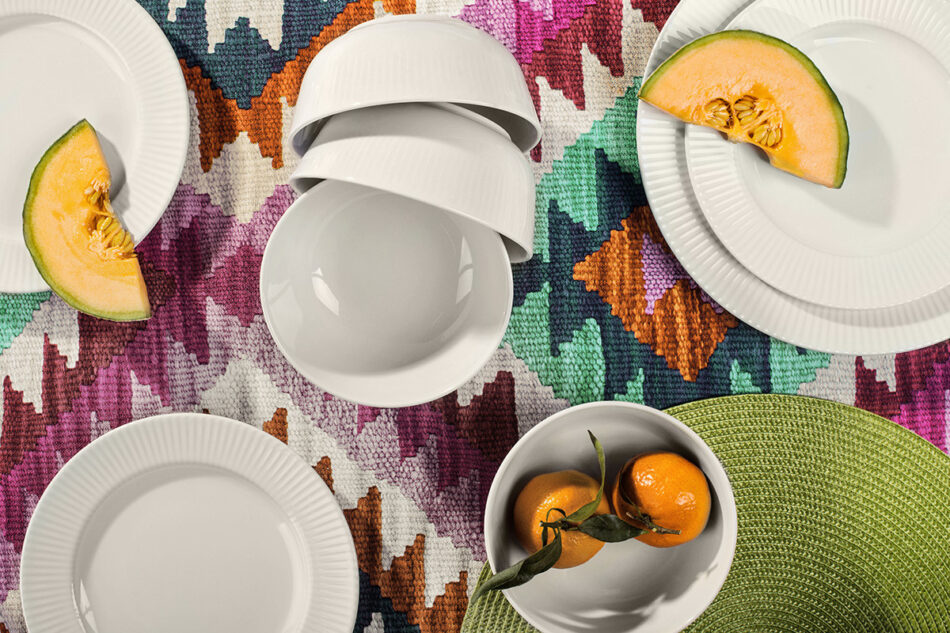 LARIS Talerz deserowy kość słoniowa - zdjęcie 7