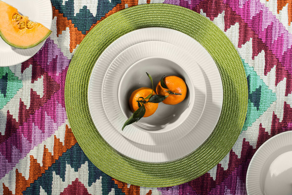 LARIS Talerz deserowy kość słoniowa - zdjęcie 2