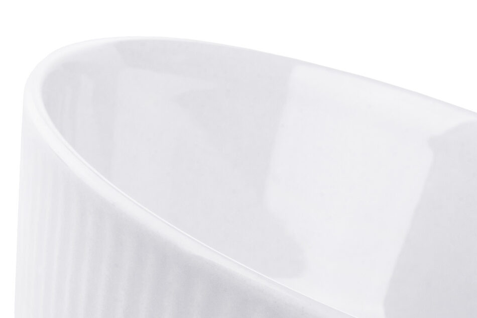 LARIS Miska biały - zdjęcie 3