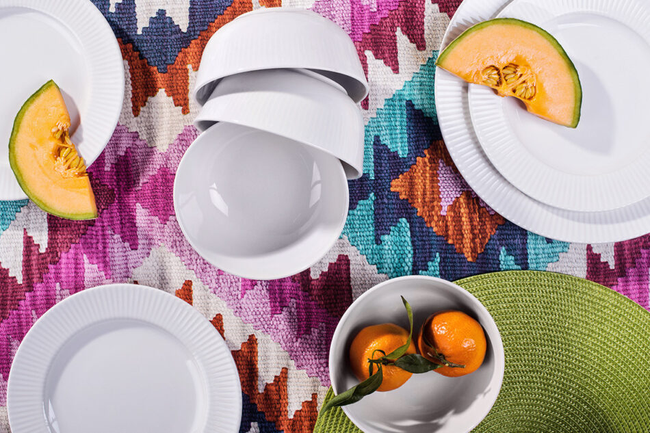 LARIS Miska biały - zdjęcie 4