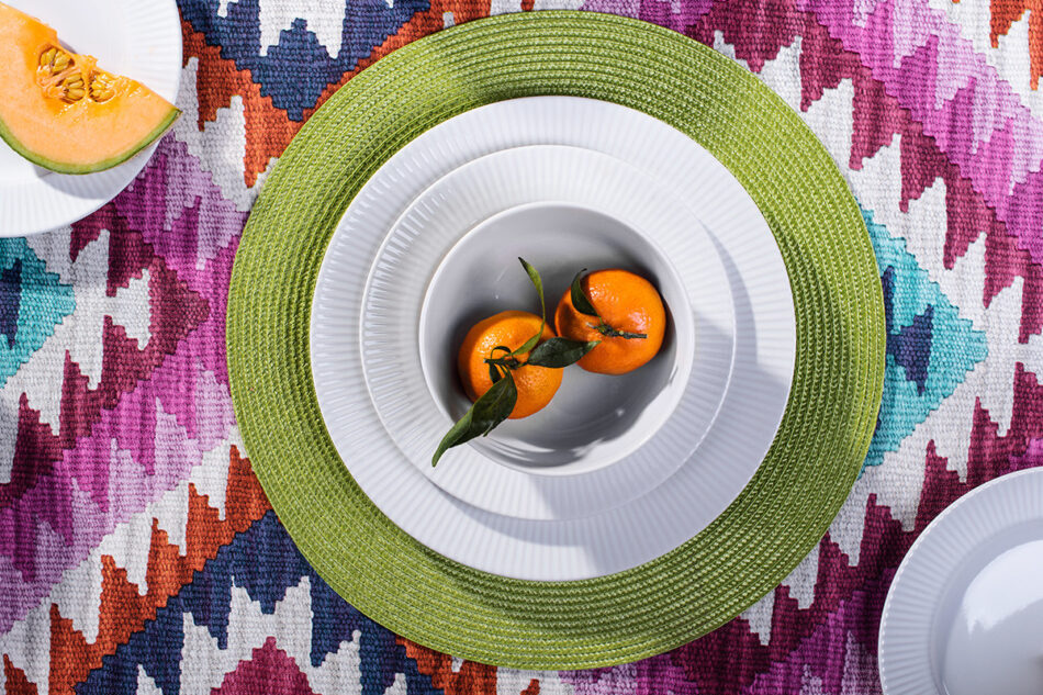 LARIS Miska biały - zdjęcie 2