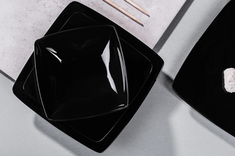 EPIRI Talerz deserowy czarny - zdjęcie 2