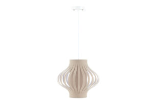 OLMO, https://dev1-mda.konsimo.pl/kolekcja/olmo/ Lampa wisząca biały/beżowy - zdjęcie