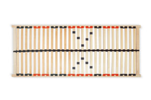 ARTUS, https://dev1-mda.konsimo.pl/kolekcja/artus/ Stelaż do łóżka czarny/czerwony - zdjęcie