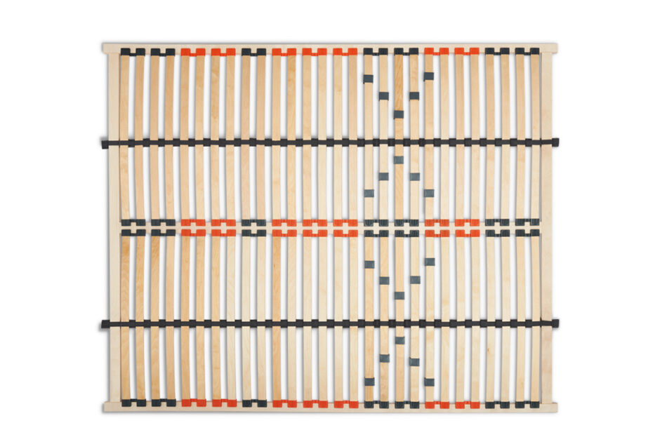 ARTUS Stelaż do łóżka czarny/czerwony - zdjęcie 0