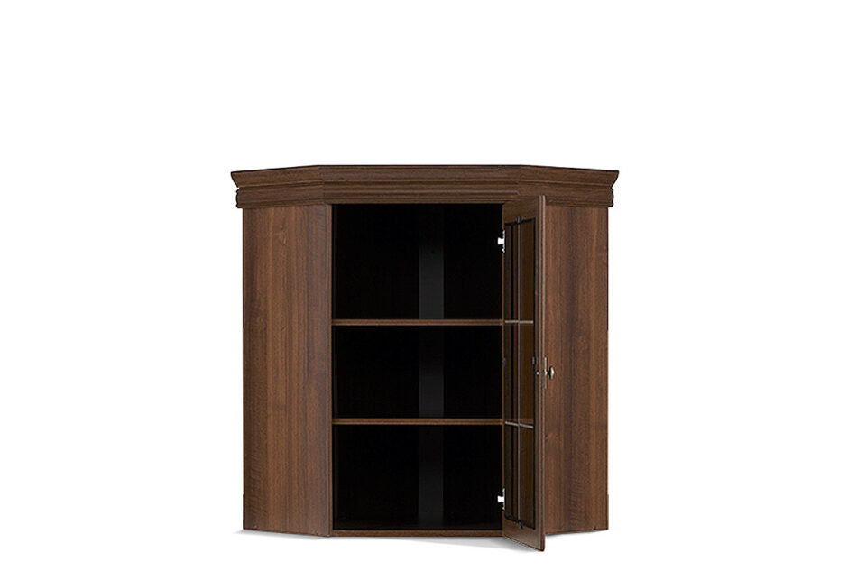 IMPERIO Nadstawka na komodę narożną orzech - zdjęcie 1