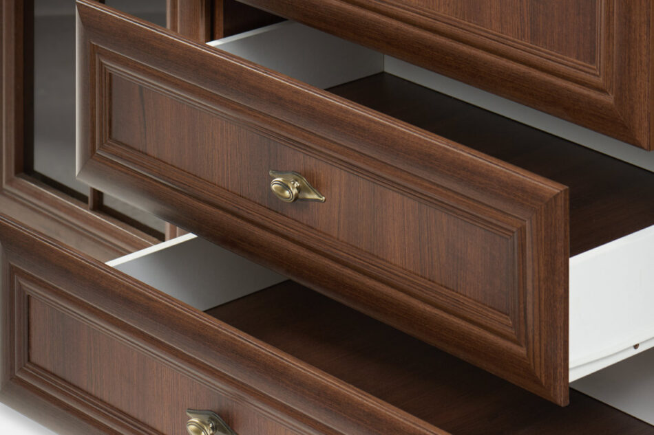 IMPERIO Witryna z barkiem orzech orzech - zdjęcie 5