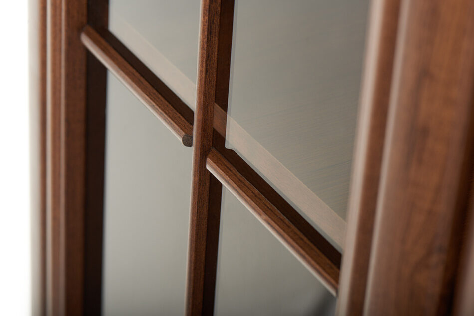 IMPERIO Witryna z barkiem orzech orzech - zdjęcie 6