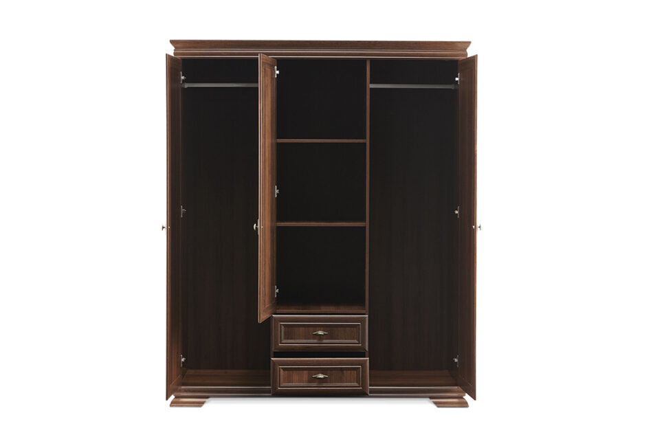 IMPERIO Duża szafa z lustrem orzech - zdjęcie 2