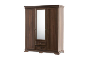 IMPERIO, https://dev1-mda.konsimo.pl/kolekcja/imperio/ Duża szafa z lustrem orzech - zdjęcie