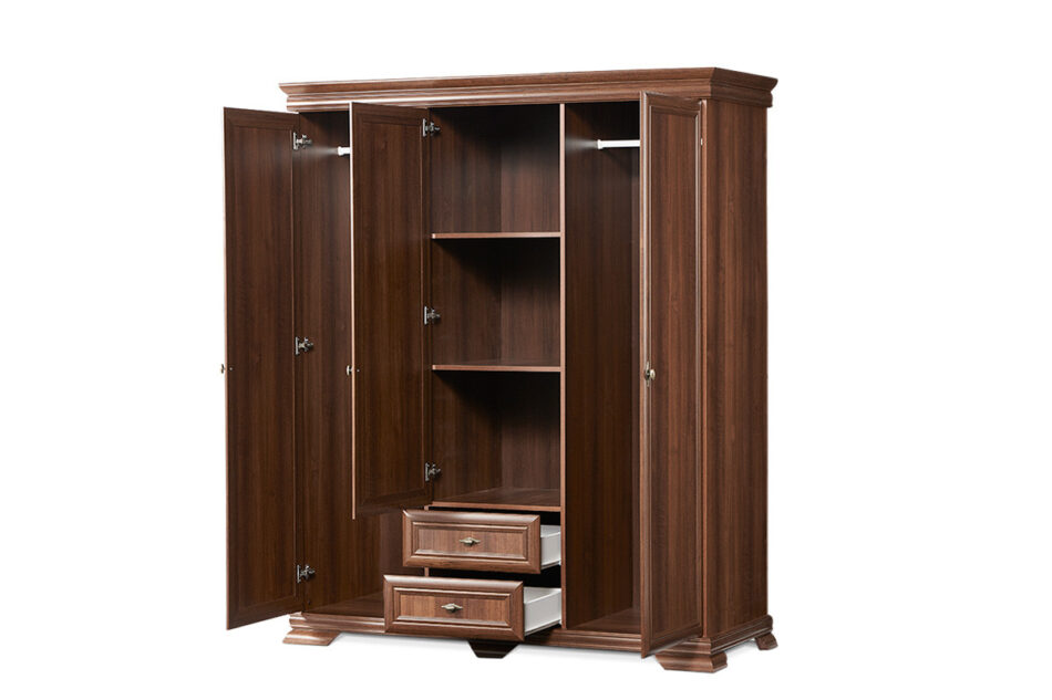 IMPERIO Duża szafa z lustrem orzech - zdjęcie 3