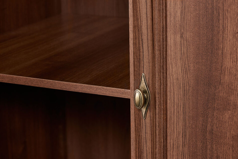 IMPERIO Duża szafa z lustrem orzech - zdjęcie 6