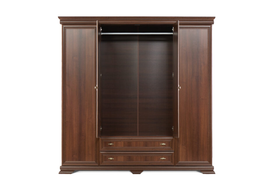 IMPERIO Szafa trzydrzwiowa z lustrem orzech - zdjęcie 4